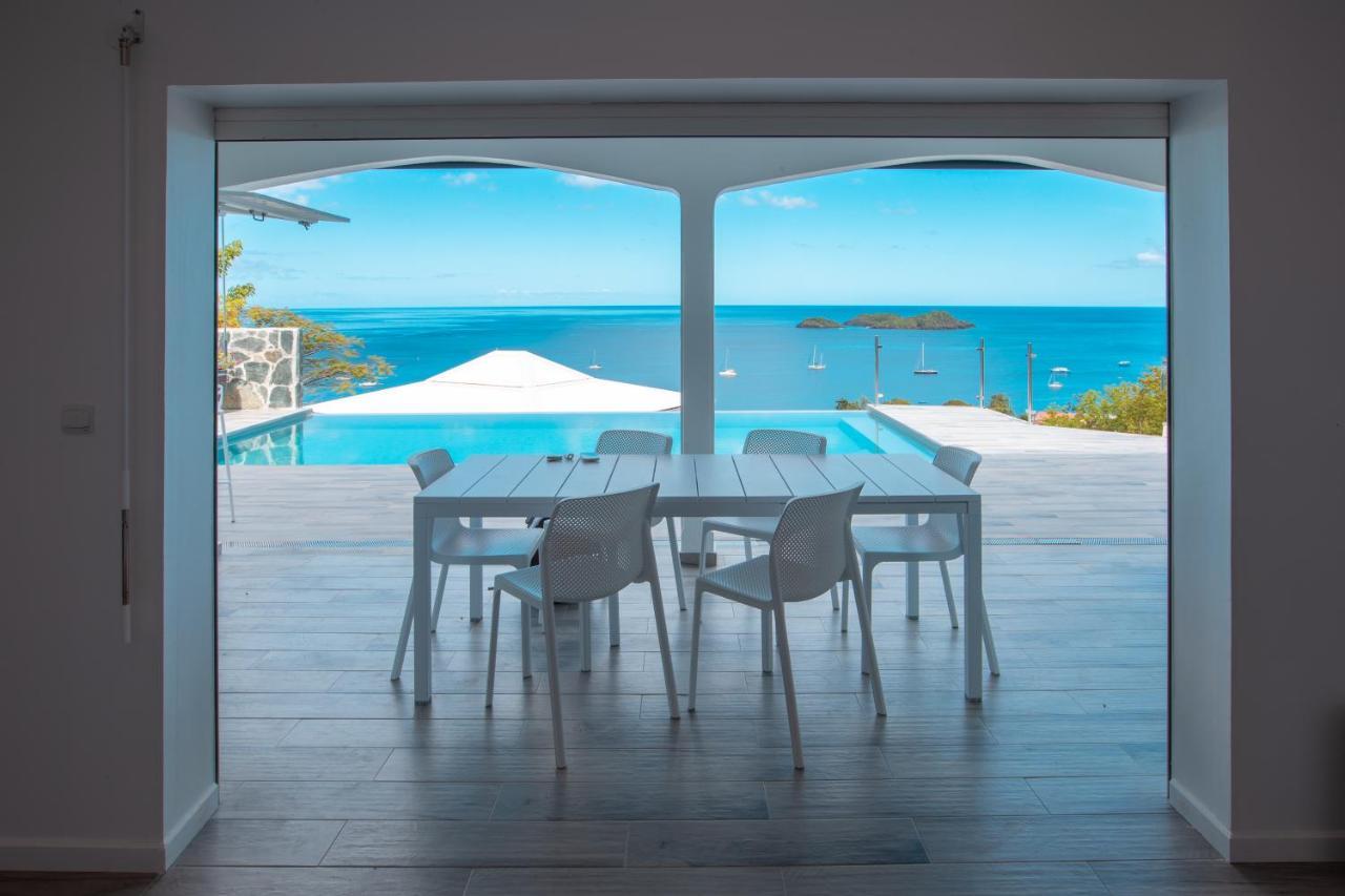 Sunset Palm - Superbe Villa Créole avec piscine face au coucher de soleil Bouillante Extérieur photo